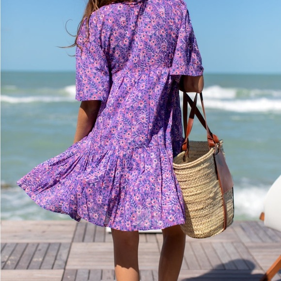 Emerson Fry India Collection Isla Dress Size M/L Cotton Organic Festival Style - Picture 9 of 11